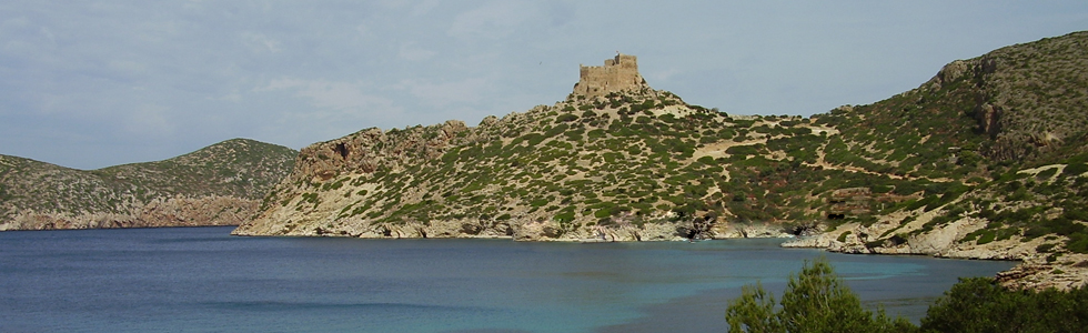 Il castello dell'isolino di Cabrera, poco a sud di Maiorca