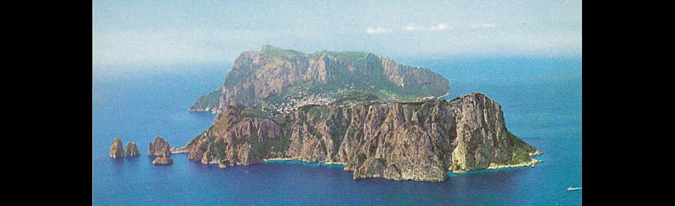 Capri, veduta aerea