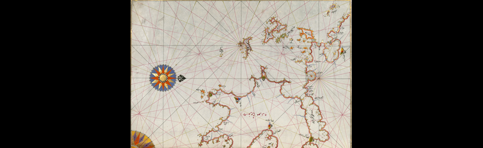 Le isole ioniche nella mappa di Piri Reis