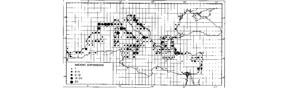 Mappa dei naufragi nel medio evo